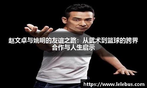 赵文卓与姚明的友谊之路：从武术到篮球的跨界合作与人生启示