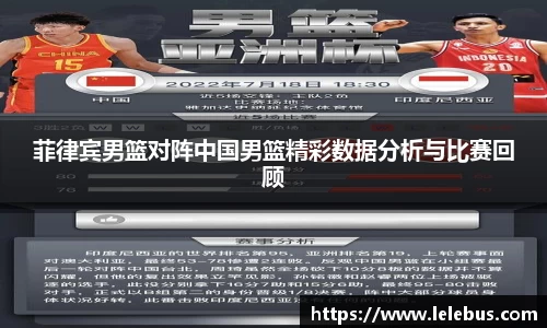 菲律宾男篮对阵中国男篮精彩数据分析与比赛回顾